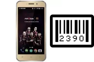 How to find the serial number on Advan S5Q