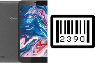 How to find the serial number on Advan Tab 8