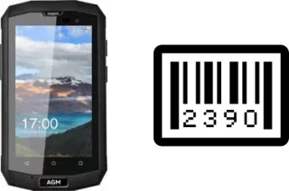 How to find the serial number on AGM A8 Mini