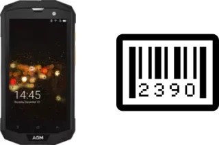 How to find the serial number on AGM A8 SE