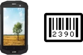 How to find the serial number on AGM A8