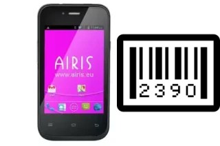 How to find the serial number on Airis TM36DM