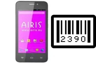 How to find the serial number on Airis TM421M