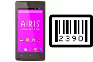 How to find the serial number on Airis TM45DM