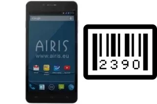 How to find the serial number on Airis TM55Q