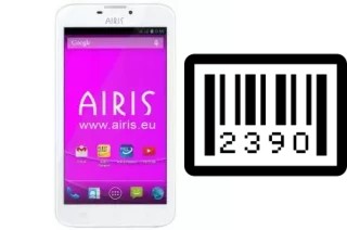 How to find the serial number on Airis TM60D