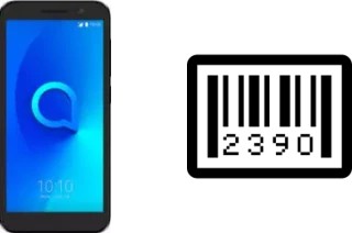 How to find the serial number on Alcatel 1