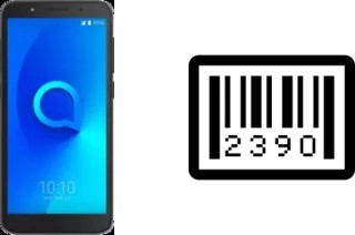 How to find the serial number on Alcatel 1C