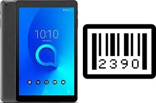 How to find the serial number on alcatel 1T 10