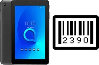 How to find the serial number on alcatel 1T 7