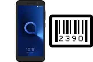 How to find the serial number on Alcatel 1V