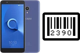 How to find the serial number on alcatel 1x