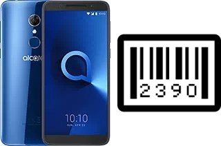 How to find the serial number on alcatel 3