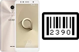 How to find the serial number on alcatel 3c