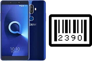 How to find the serial number on alcatel 3v