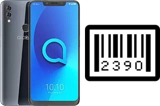 How to find the serial number on alcatel 5v