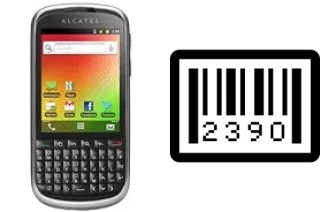 How to find the serial number on alcatel OT-915