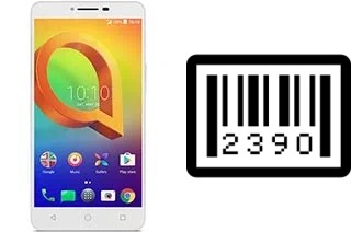 How to find the serial number on alcatel A3 XL