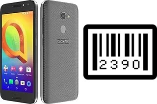 How to find the serial number on alcatel A3