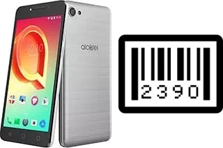 How to find the serial number on alcatel A5 LED