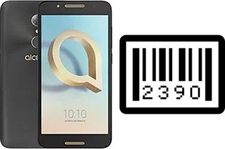 How to find the serial number on alcatel A7