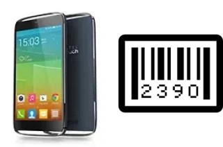 How to find the serial number on alcatel Idol Alpha