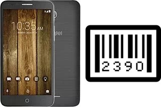 How to find the serial number on alcatel Fierce 4