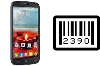 How to find the serial number on alcatel Fierce 2