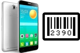 How to find the serial number on alcatel Flash