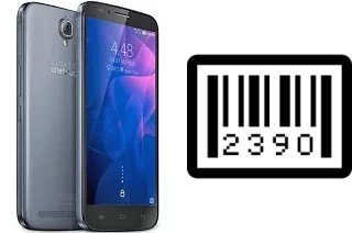 How to find the serial number on alcatel Flash Plus