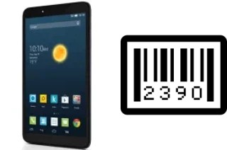 How to find the serial number on alcatel Hero 8