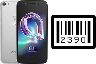 How to find the serial number on alcatel Idol 5