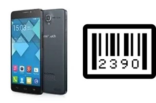 How to find the serial number on alcatel Idol X