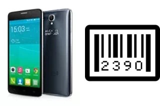 How to find the serial number on alcatel Idol X+