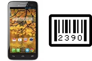 How to find the serial number on alcatel Fierce