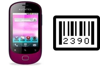 How to find the serial number on alcatel OT-908