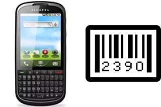 How to find the serial number on alcatel OT-910