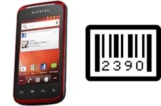 How to find the serial number on alcatel OT-983