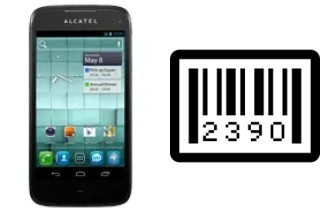 How to find the serial number on alcatel OT-997