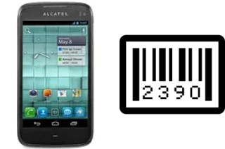 How to find the serial number on alcatel OT-997D