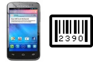 How to find the serial number on alcatel One Touch M'Pop