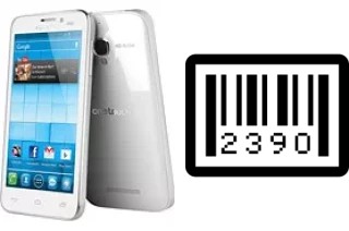 How to find the serial number on alcatel One Touch Snap