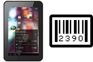 How to find the serial number on alcatel One Touch Tab 7 HD