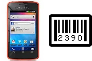 How to find the serial number on alcatel One Touch T'Pop