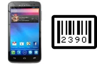 How to find the serial number on alcatel One Touch X'Pop