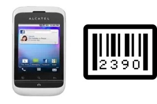 How to find the serial number on alcatel OT-903