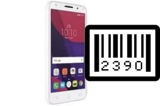 How to find the serial number on Alcatel Pixi 4 (5) 4G