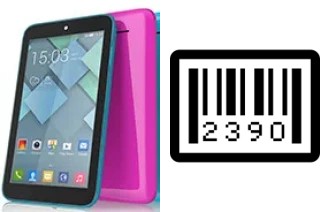 How to find the serial number on alcatel Pixi 7