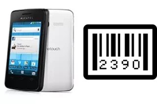 How to find the serial number on alcatel One Touch Pixi