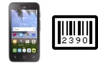 How to find the serial number on Alcatel Pixi Theatre